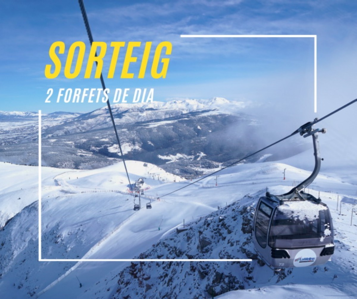 Sorteo de dos forfaits para esquiar de forma gratuita en La Molina