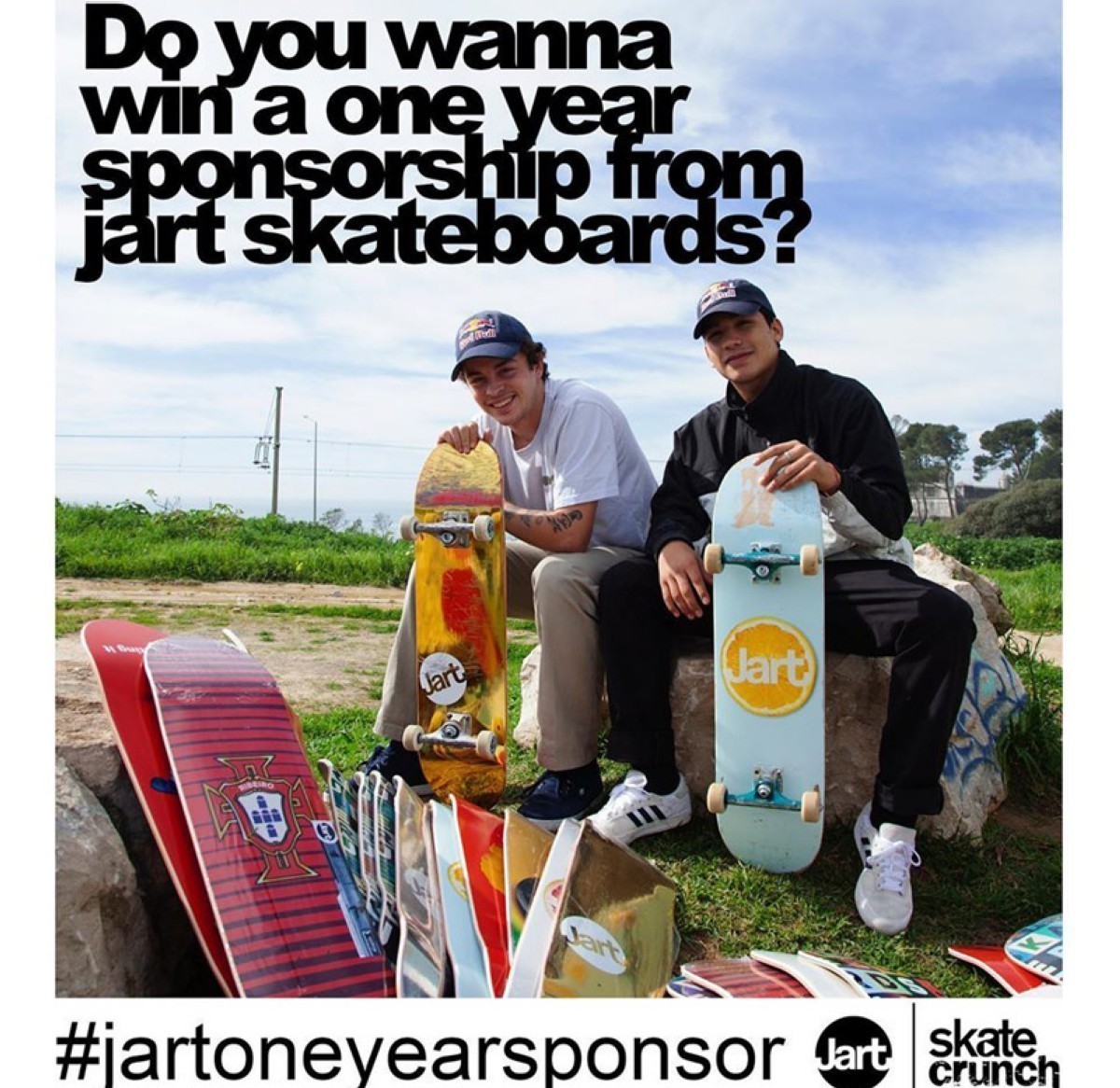 Sponsor durante un año con Jart Skateboards