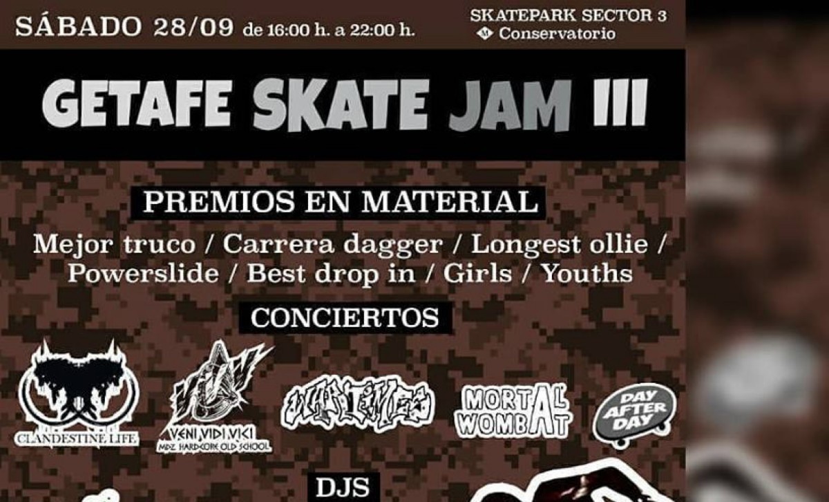 Tercera edición del Getafe Skate Jam