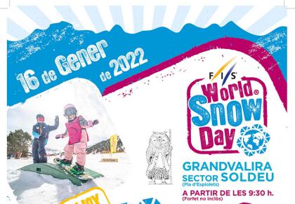 Grandvalira - Soldeu se suma a la celebración del World Snow Day