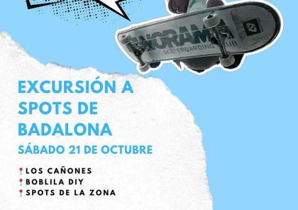 Panorama Skate Club organiza excursión a Spots de Badalona