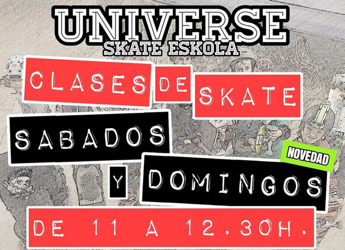 Universe Indoor Skatepark, clases de skate