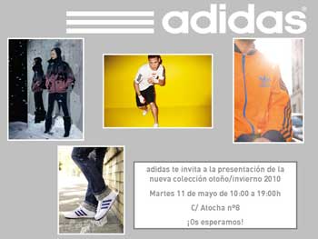 Adidas te invita a conocer su nueva colección Otoño / Invierno 2010
