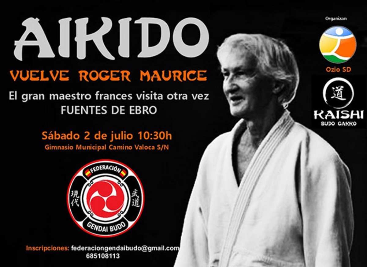 Aikido con Roger Maurice en Fuentes de Ebro