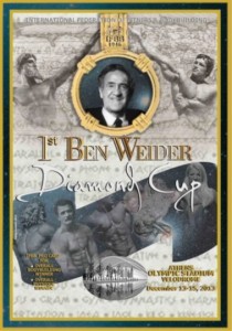 Comunicado para la 1st Ben Weider Diamond Cup