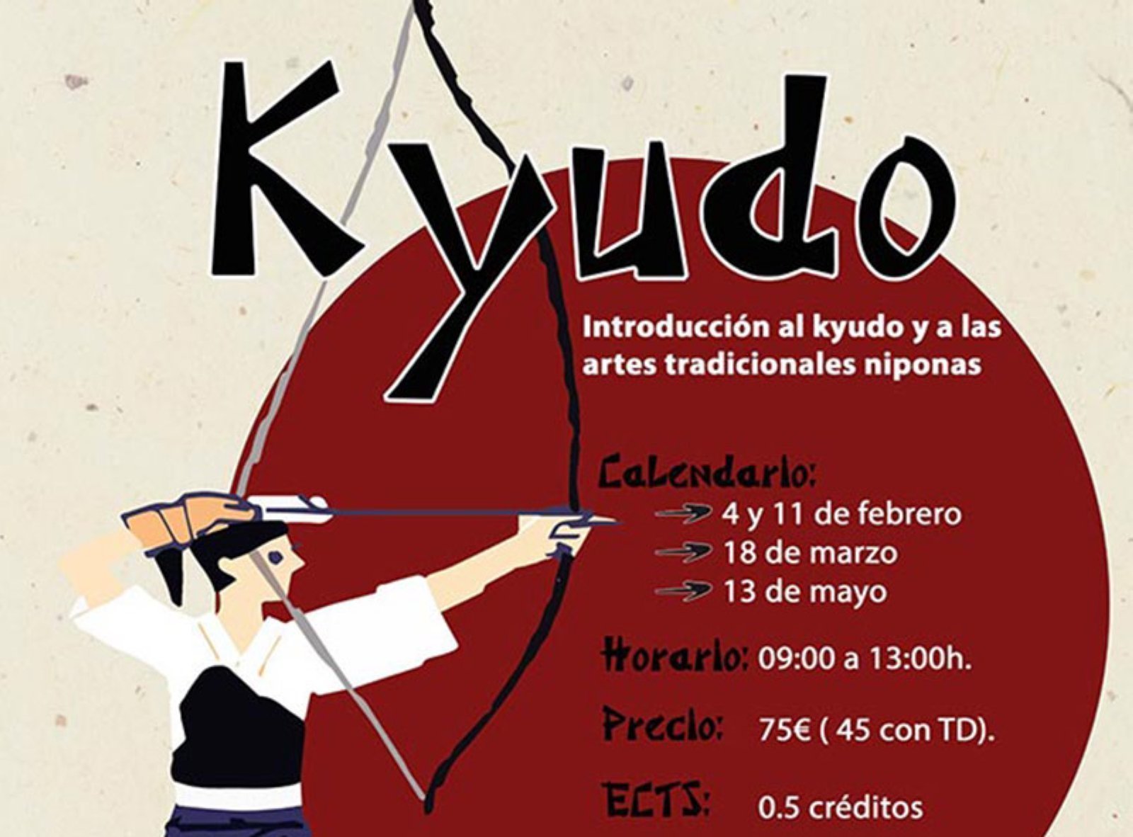 Curso formativo de KYUDO Universidad de Zaragoza