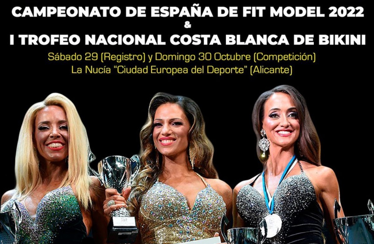 El Campeonato de Fit Model y Trofeo Costa Blanca Bikini Fitness