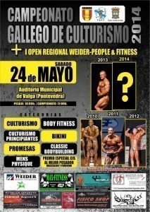 El Campeonato Gallego de Culturismo en Mayo