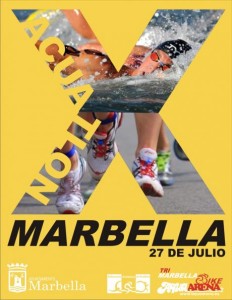 El XII Acuatlón Ciudad de Marbella por el paseo marítimo marbellí
