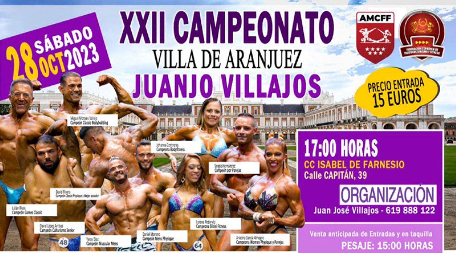 El XXII Campeonato Villa de Aranjuez Juanjo Villajos 2023