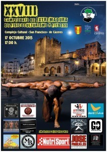 El XXVIII Campeonato de Extremadura de Fisicoculturismo y Fitness