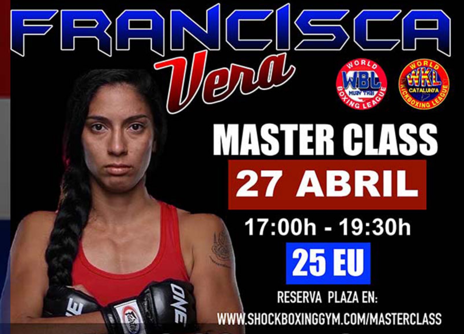 Francisca Vera, master class en Shock Boxing Gym
