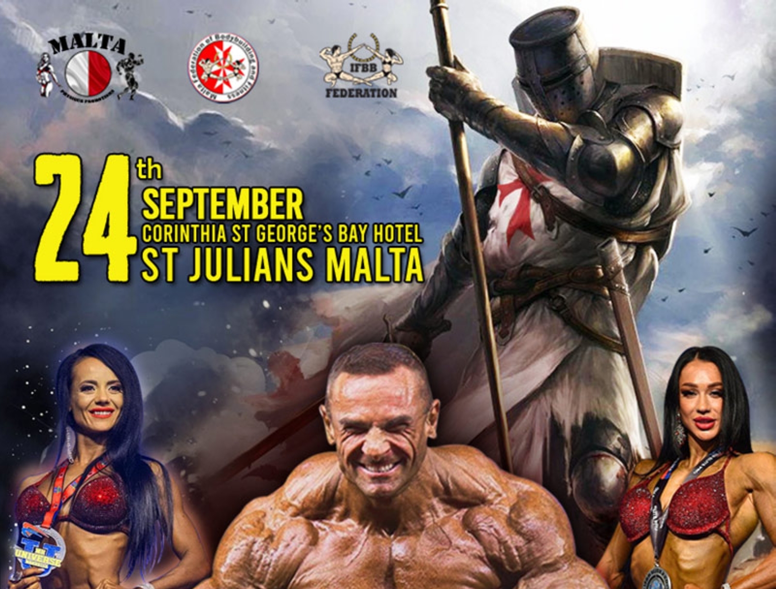 Inscripción al IFBB Gran Prix Malta 2023