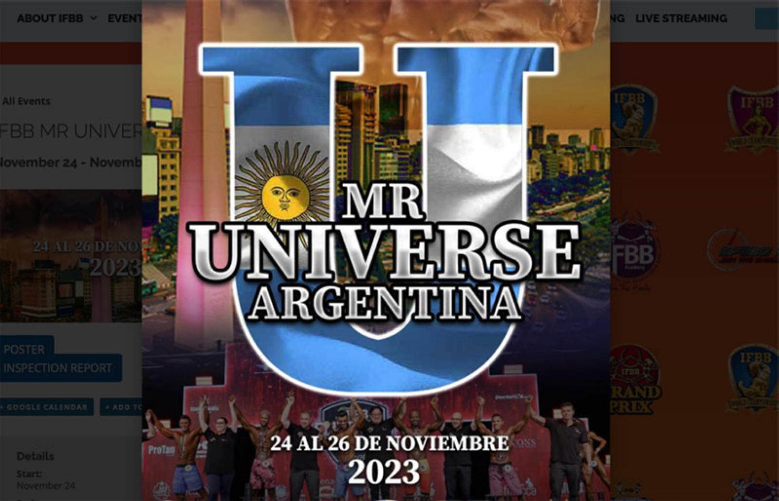 Inscripción al MR. Universe Argentina 2023