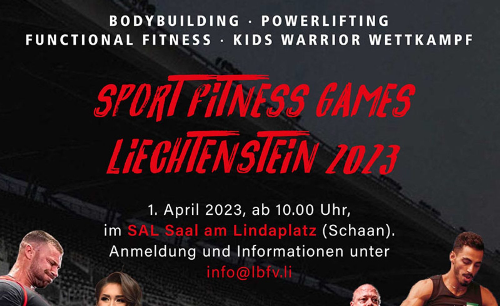 Inscripción al Sport Fitness Games Liechtenstein 2023
