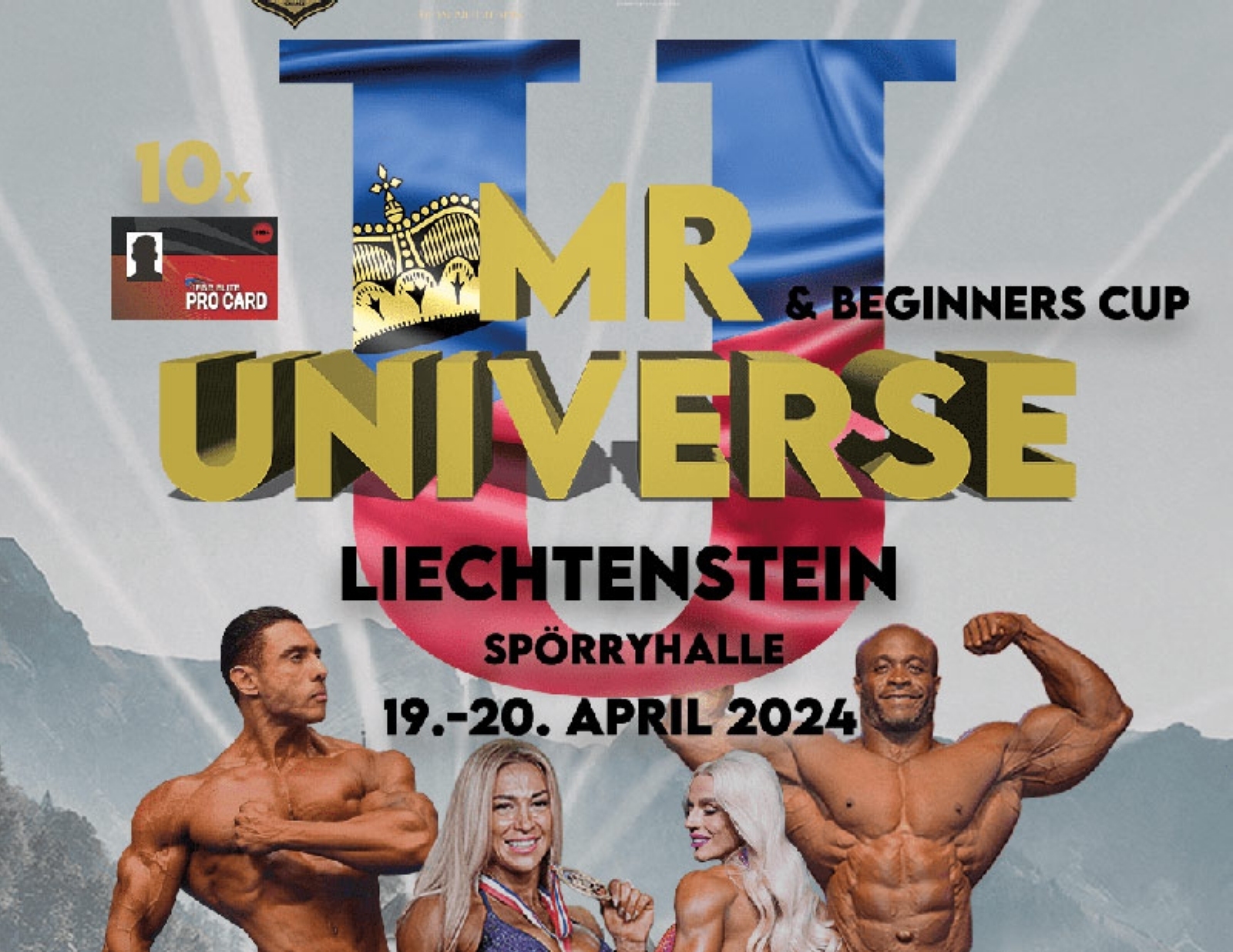 Inscripción IFBB mr. Universe Liechtenstein 2024