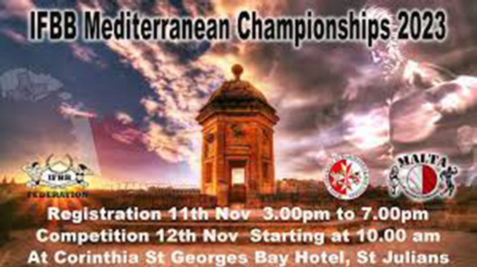 Inscripciones al Internacional IFBB Mediterranean Championships 2023