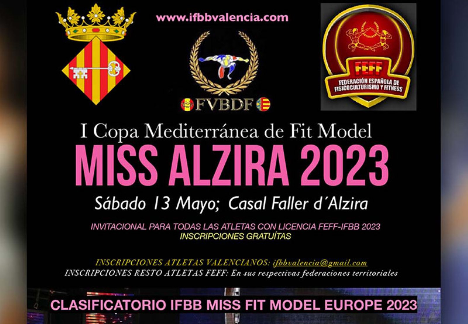 La primera edición de la Copa Mediterránea de Fit Model 2023