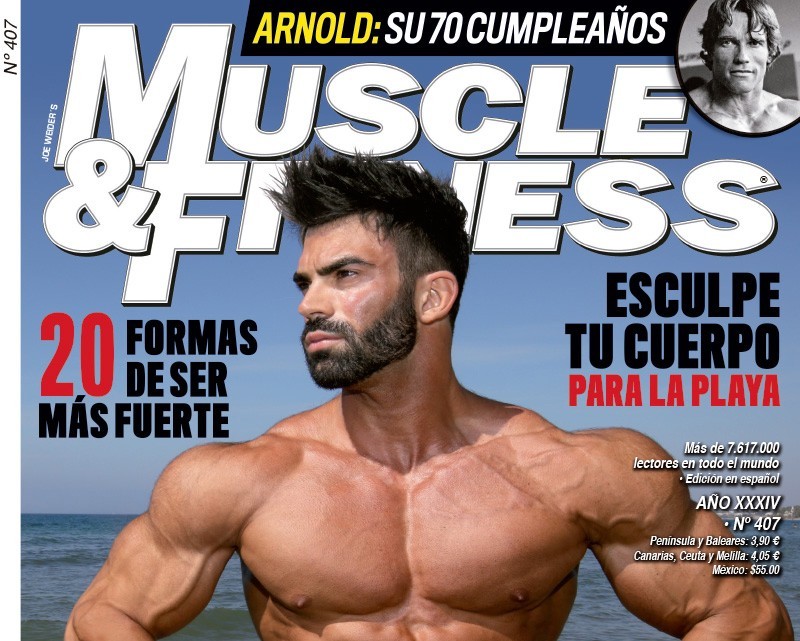 La revista especializada Muscle&Fitness en los quioskos