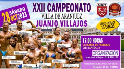 El XXII Campeonato Villa de Aranjuez Juanjo Villajos 2023
