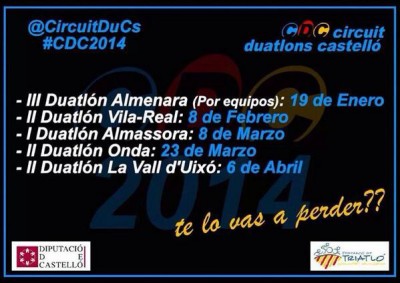 Último día para inscribirse al Circuit Duatlons Castelló