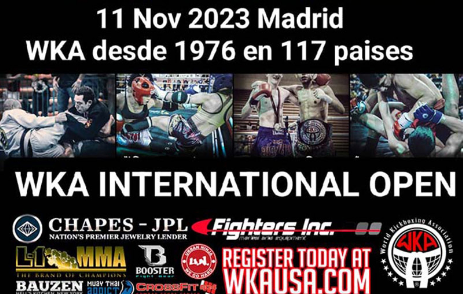 WKA INTERNATIONAL OPEN amateur en Madrid