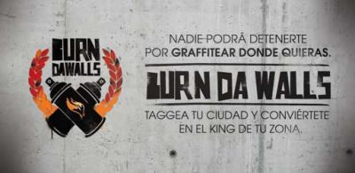 Burn Da Walls: Tu graffiti virtual