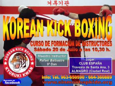 Curso de Korean Kick Boxing