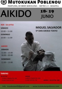 Aikido con Miguel Salvador en Barcelona