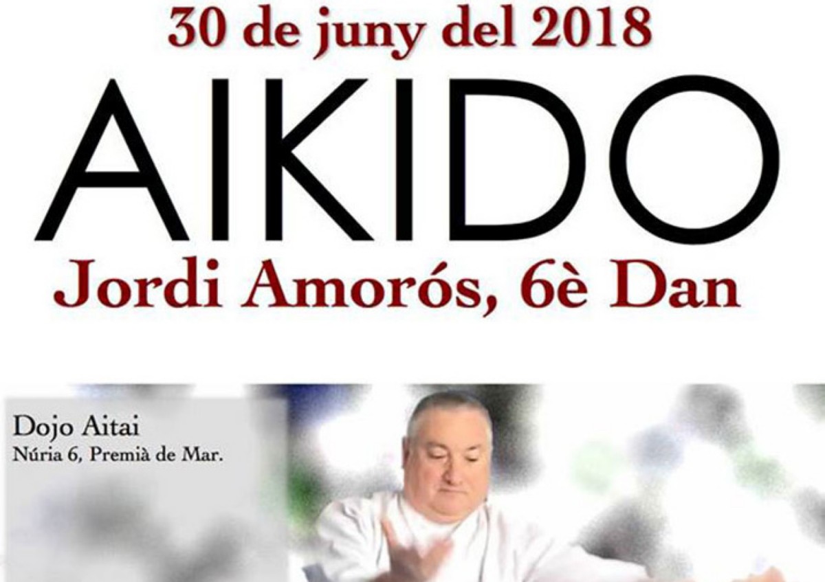 Aikido con sensei Amorós 6º dan en el Dojo Aitai