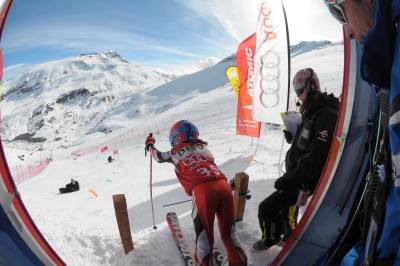 Atomic con el circuito de esquí alpino Audi Quatro Cup