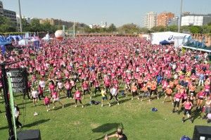 la Carrera de la Mujer de Valencia con 8500 participantes