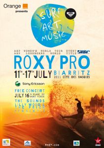 Por primera vez surf y longboard en el Roxy Jam de Biarritz