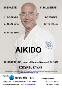 Curso de Aikido con el maestro nacional, 6º Dan, EZEQUIEL ZAYAS