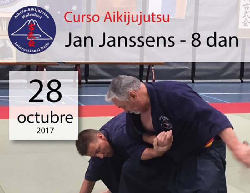 Curso de Aikijujutsu con Jan Janssens Sensei, 8º dan