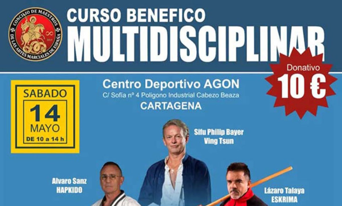 Curso benéfico multidisciplinar en Cartagena