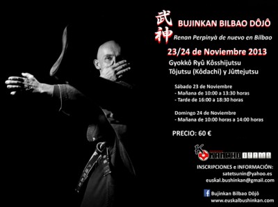 Curso de Bujinkan budo taijutsu en Bilbao