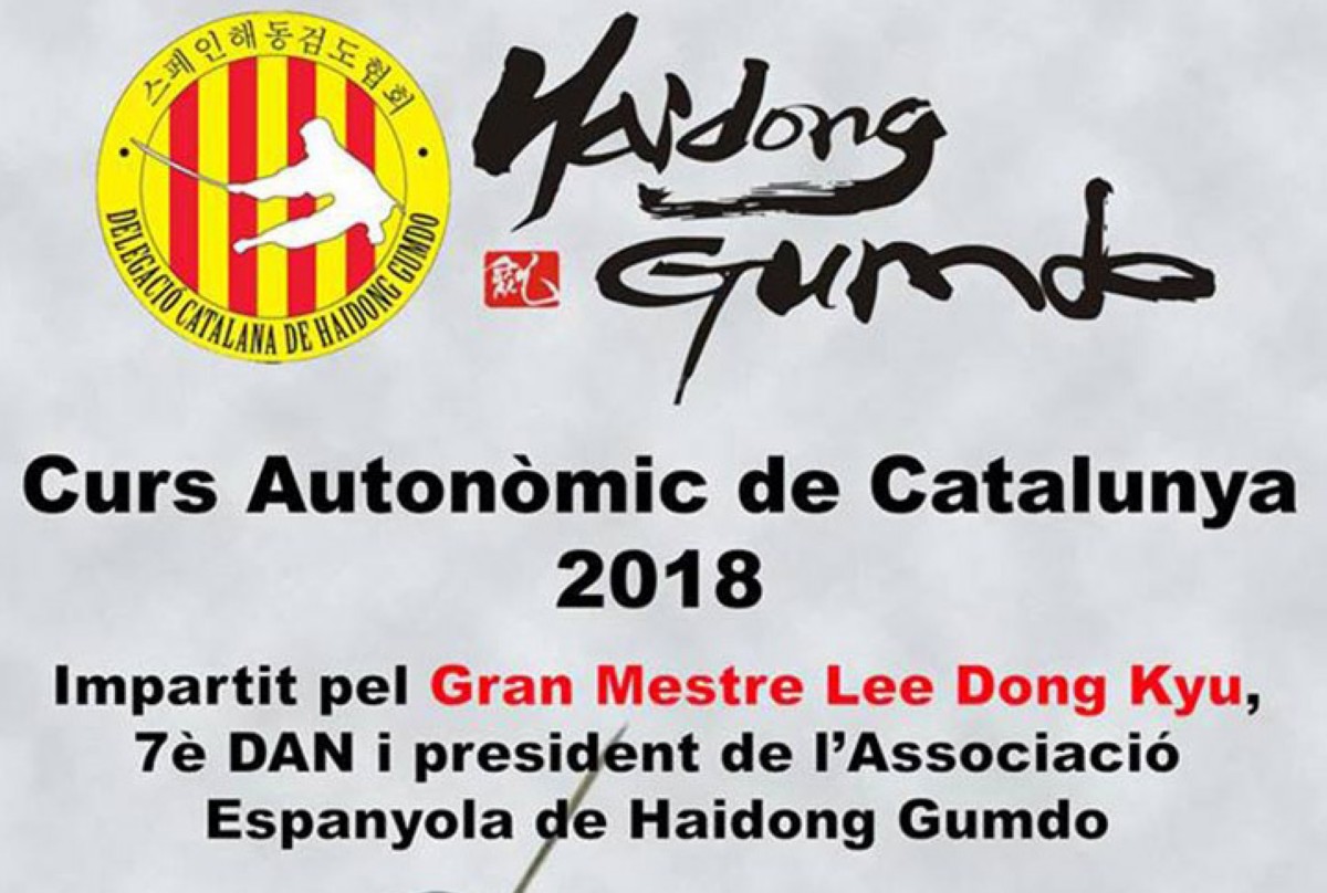 Curso Haidong Gumdo en Cataluña
