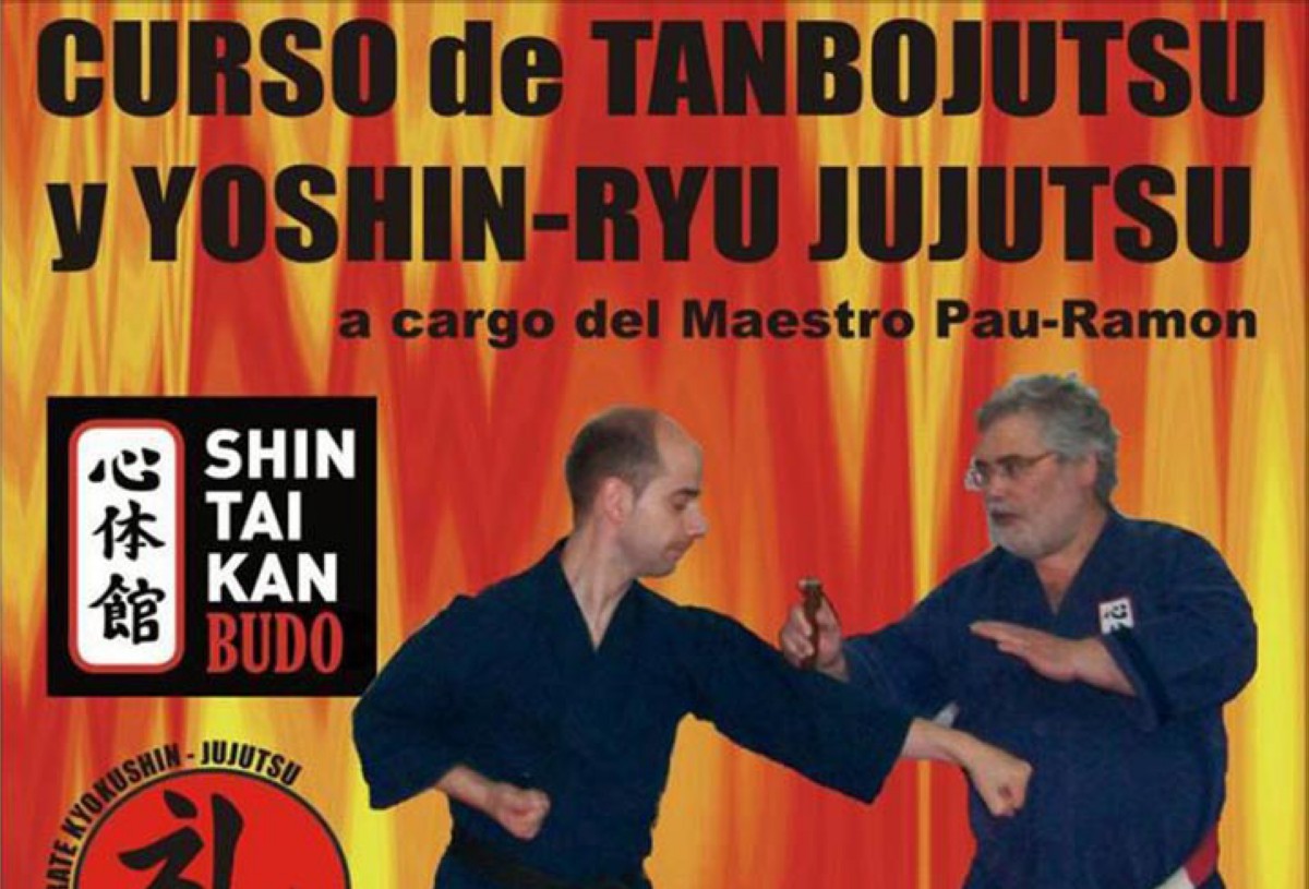 Curso de Tanbojutsu y Yoshin-ryu a cargo del Maestro Pau-Ramon