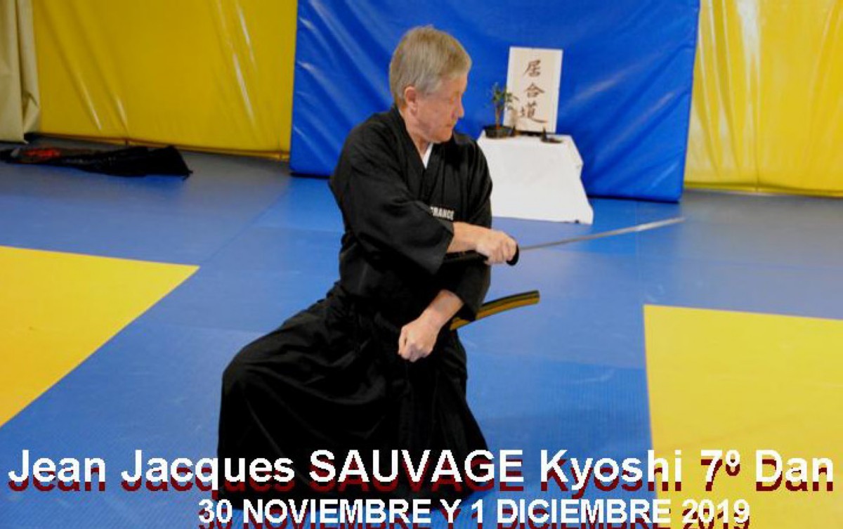 Curso ZNKR Iaido con Jean Jacques Sauvage
