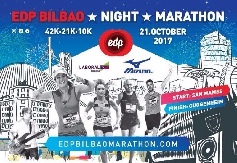 El EDP Bilbao Night Marathon, único en España