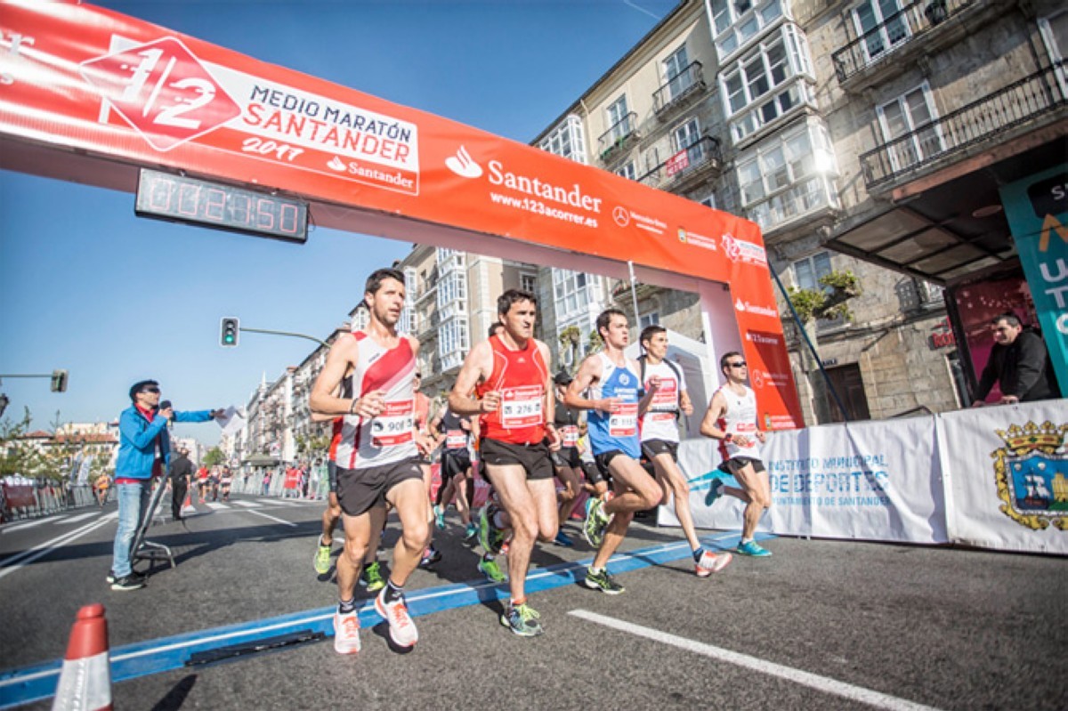 El Medio Maratón Santander de 21,097 kilómetros