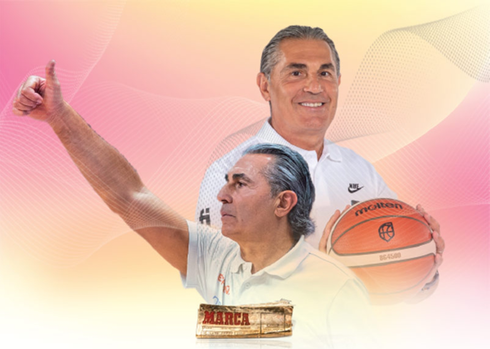 Entrega del MARCA Leyenda al seleccionador nacional de baloncesto, Sergio Scariolo