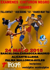 Exámenes de cinturón negro de Full-Contact, Kick Boxing, K1 