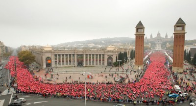 Gran Carrera de la Mujer en Barcelona con 27.000 participantes