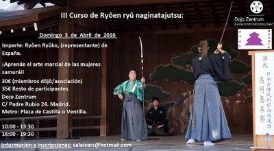 III Curso de Ryôen ryû naginatajutsu