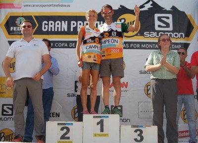 Iván Ortiz y Paula Cabrerizo campeones de la Copa de España de Carreras por Montaña