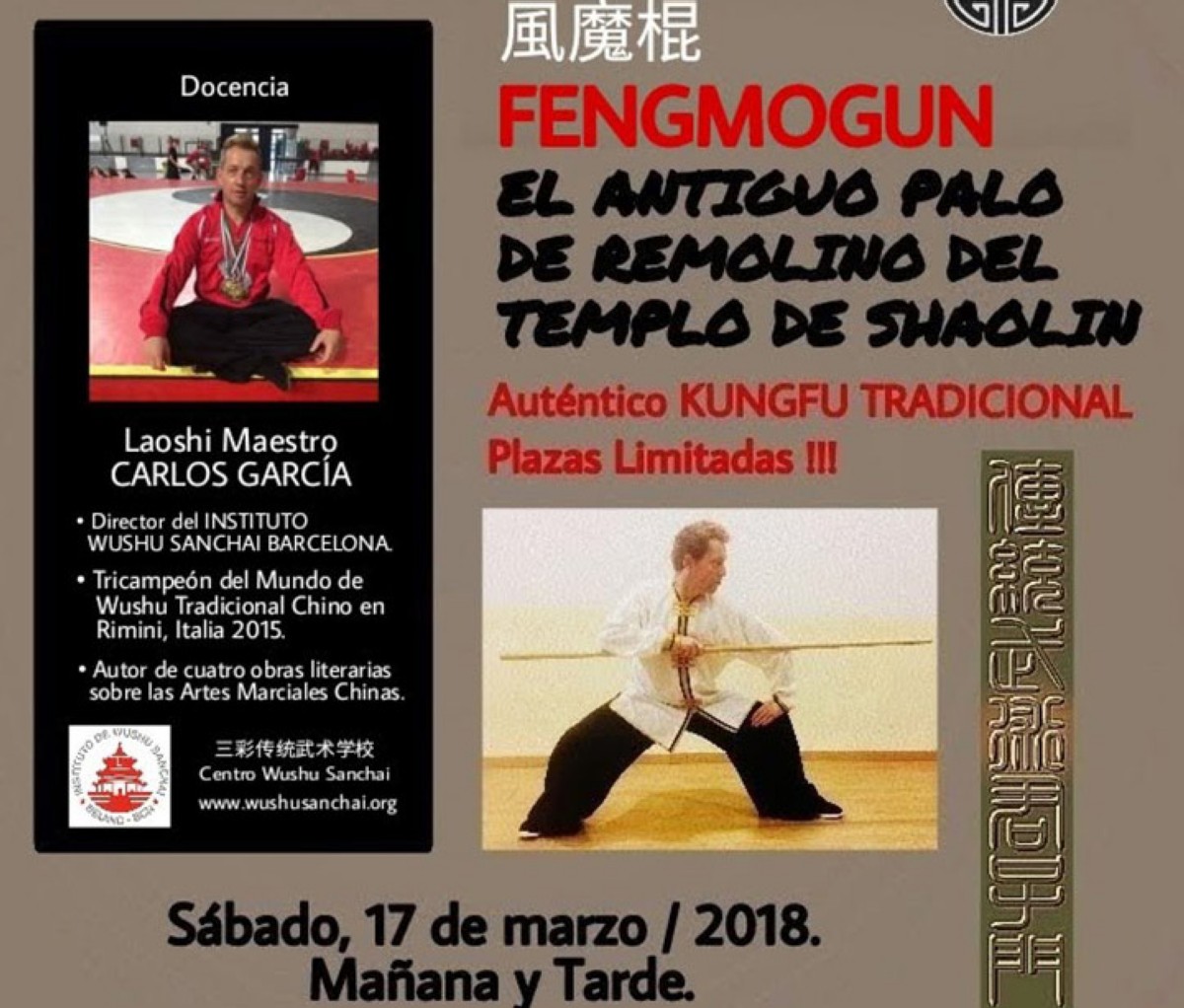 Kungfu tradicional en Tarragona