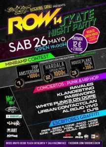 Campeonato de Miniramp en Gavá, Row 14 Night Party 2012
