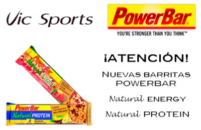 Nuevas barritas Powerbar Natural Energy - Natural Protein